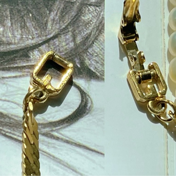 Vintage Givenchy chain bracelet in gold tone. - Picture 7 of 14